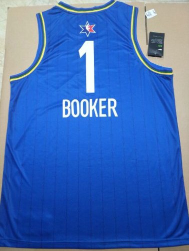 1 booker 2020 All star game jersey blue